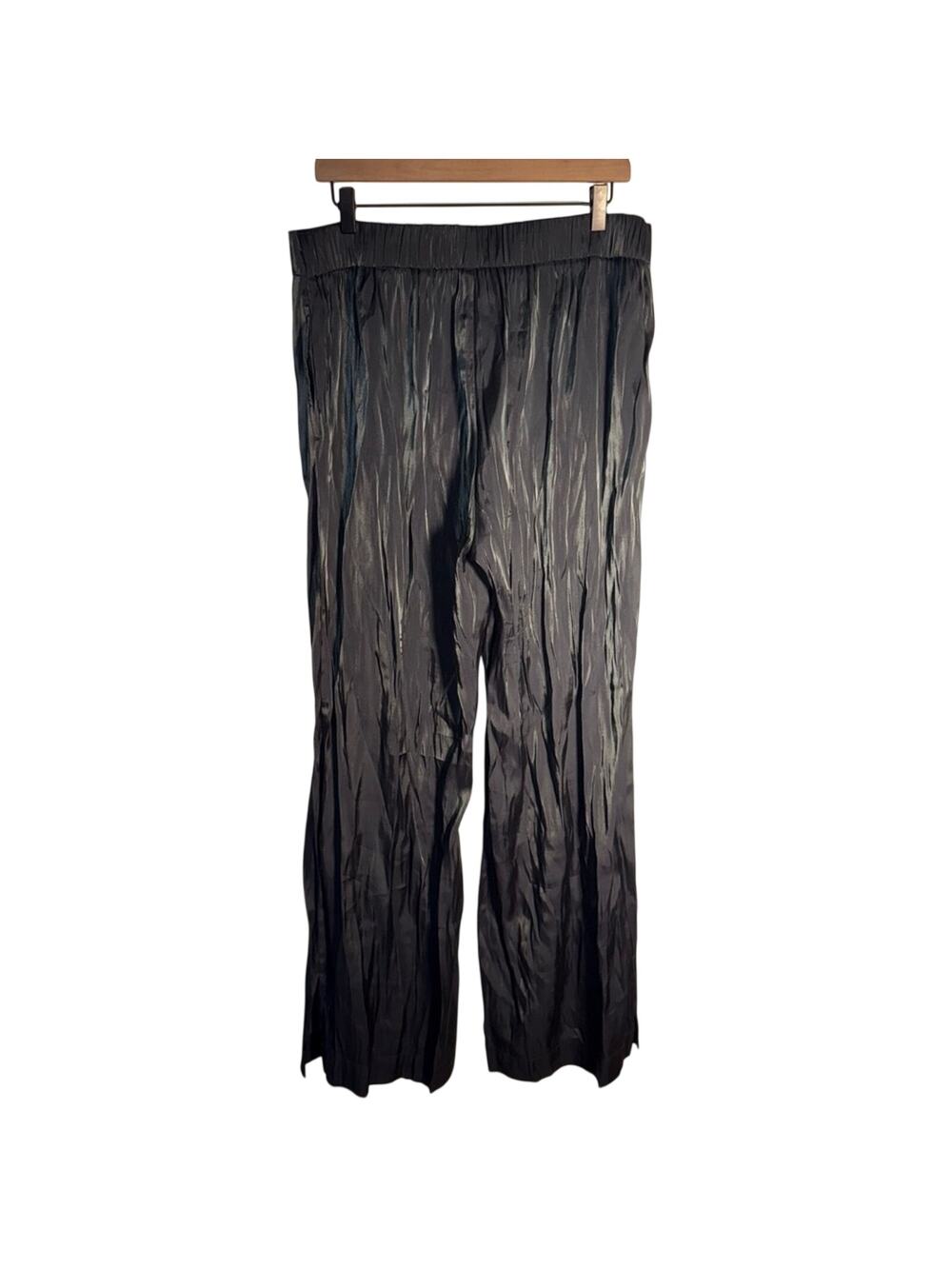 CLOTH & STONE ANTHROPOLOGIE satin textured work interview outfit trousers XL
